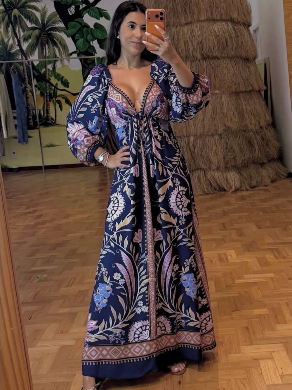 FARM Rio Romantic Lightness Maxi Dress